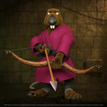Tmnt Ultimates W9 Splinter (flocked) Action Figure