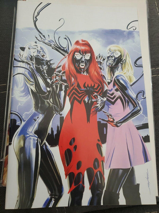 Amazing Spider-man #6  Mike Mayhew Venomized Virgin NYCC Variant Marvel Comics Comic Book