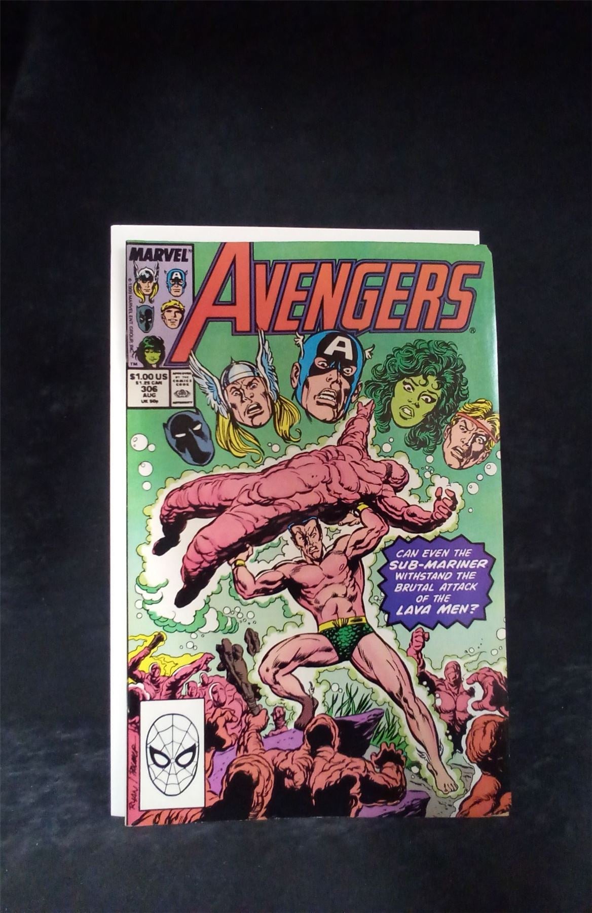 The Avengers #306 Direct Edition 1989 Marvel Comics Comic Book
