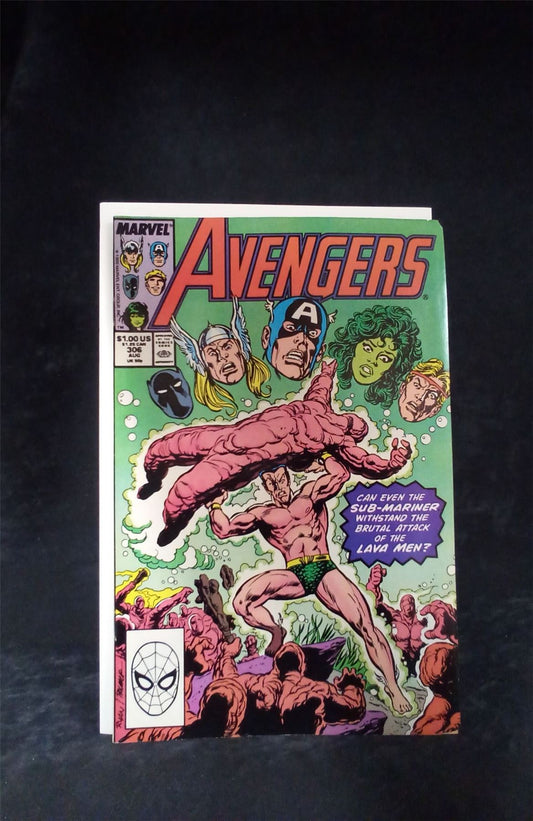 The Avengers #306 Direct Edition 1989 Marvel Comics Comic Book