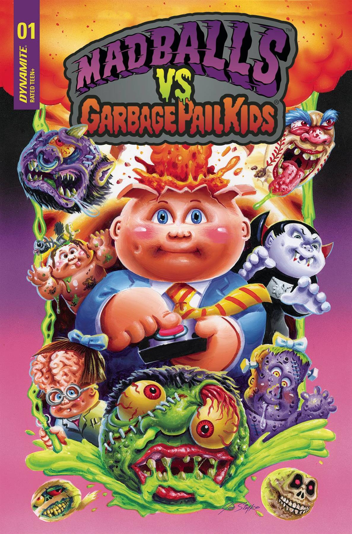 Madballs Vs Garbage Pail Kids #1 Cvr A Simko Dynamite Comic Book