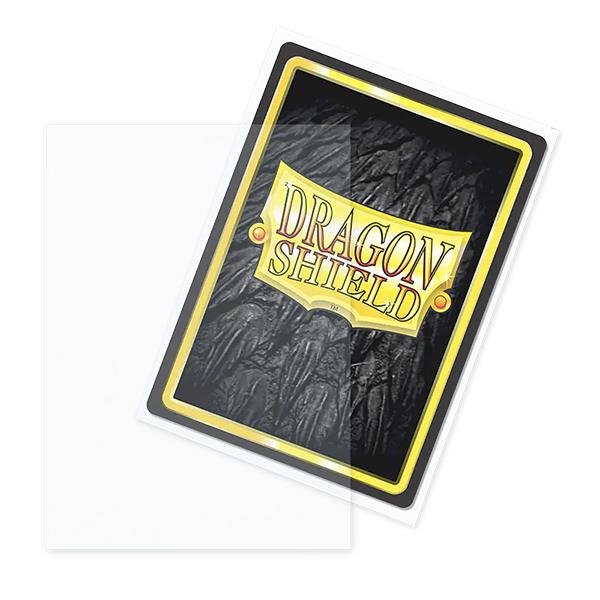 Dragon Shield Sleeves Standard Matte Outer Sleeves  Clear 100 ct by Arcane Tinmen