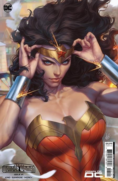 Wonder Woman #1 Cvr B Stanley Artgerm Lau Card Stock Var DC Comics Comic Book