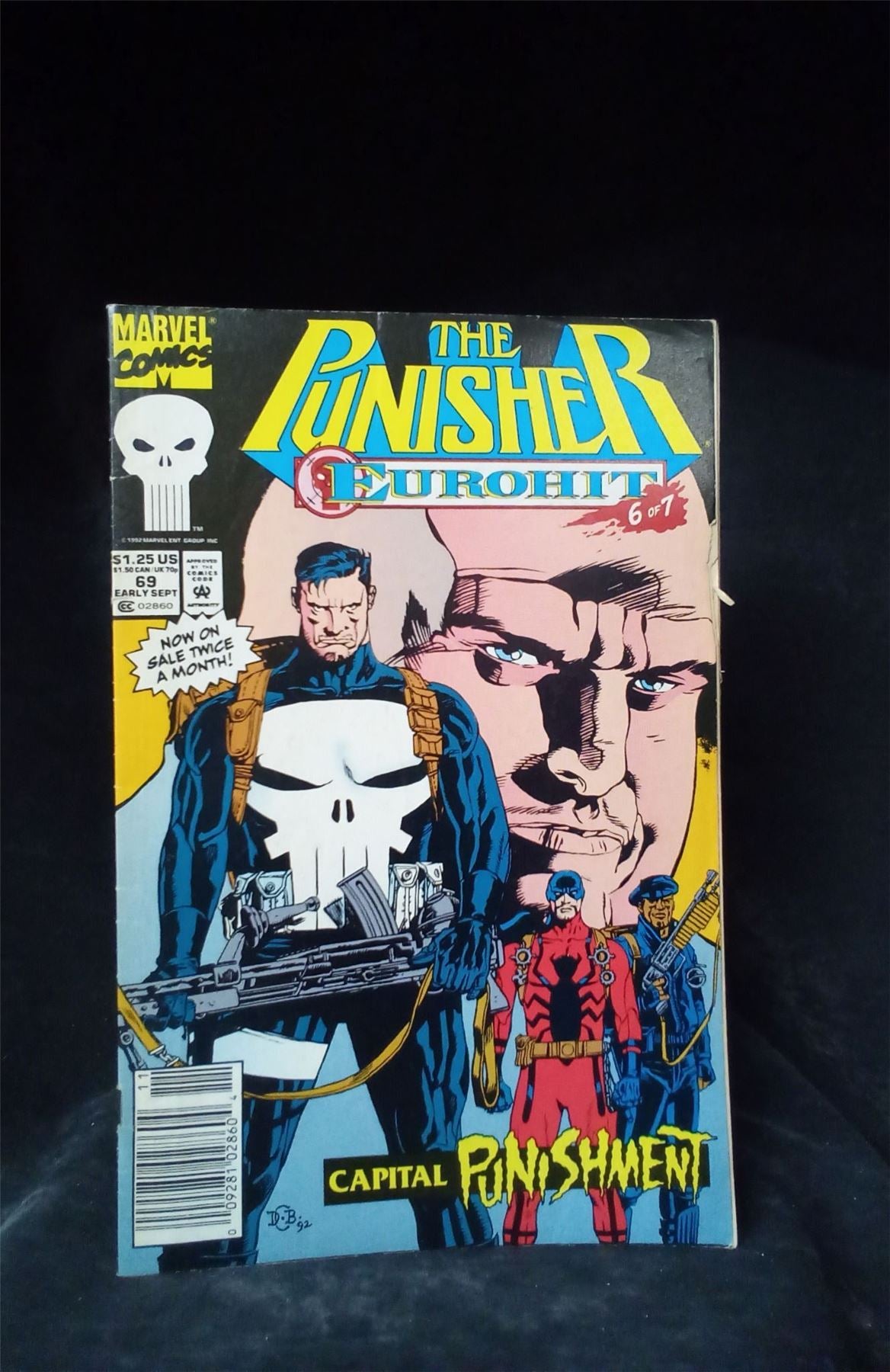 The Punisher #69 Newsstand Edition 1992 Marvel Comics Comic Book