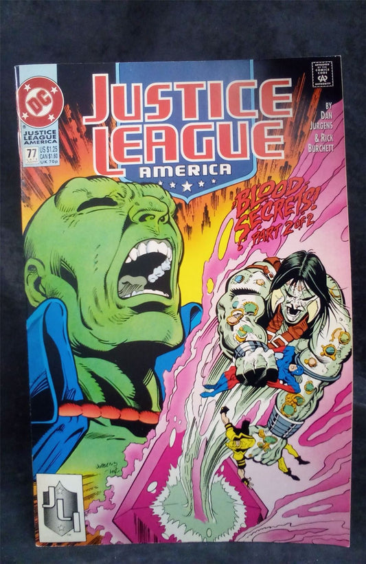 Justice League America #77 1993 DC Comics Comic Book
