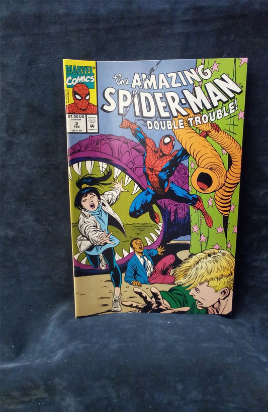 The Amazing Spider-Man: Skating on Thin Ice: Double Trouble #2 1990 marvel Comic Book