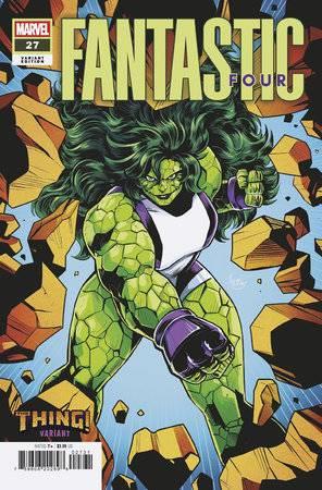 Fantastic Four #27 Luciano Vecchio The Thing Var Luciano Vecchio The Thing Var Marvel Prh Comic Book 2024
