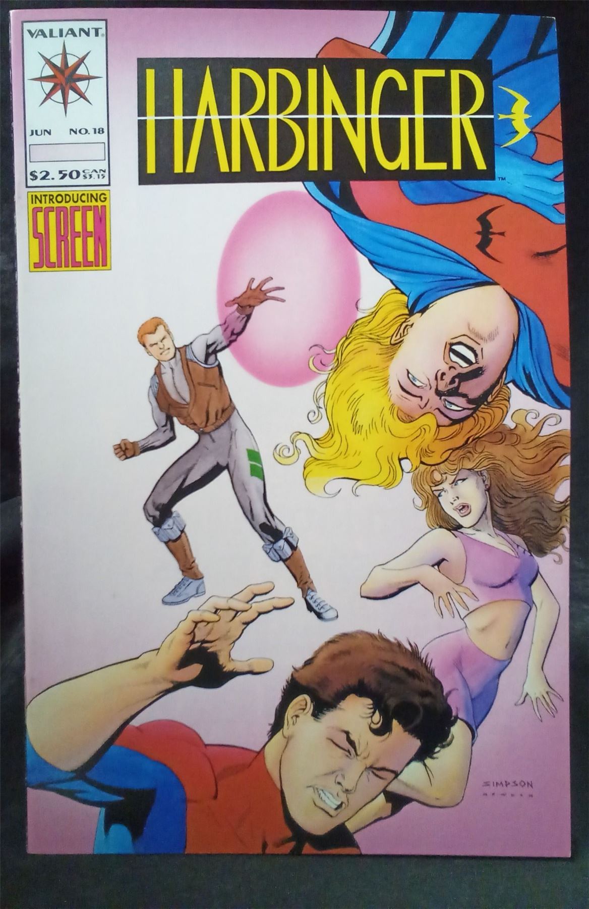 Harbinger #18 1993 valiant Comic Book