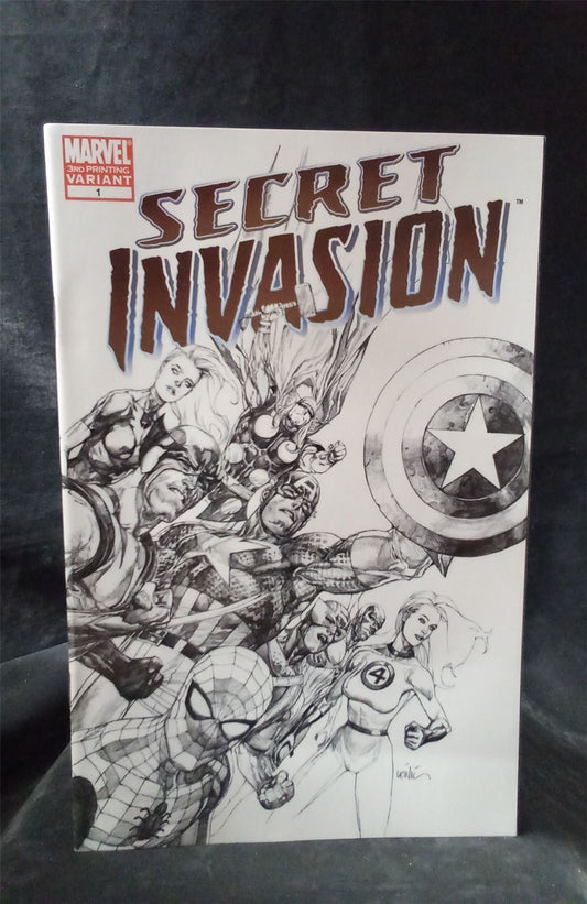 Secret Invasion #1 Third Print Cover 2008 Marvel Comics Comic Book