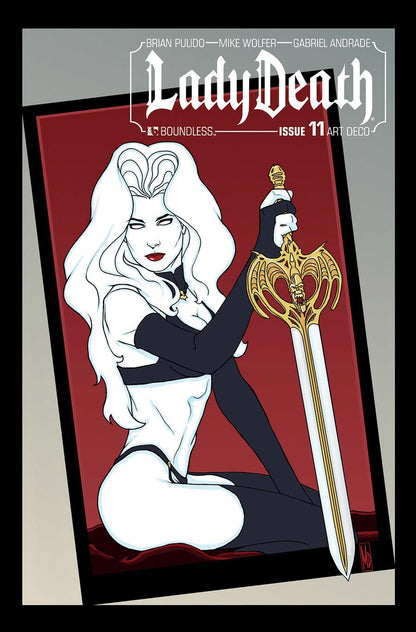 Lady Death (2010) Art Deco C Bag Set (5ct) Boundless Comics Comic Book