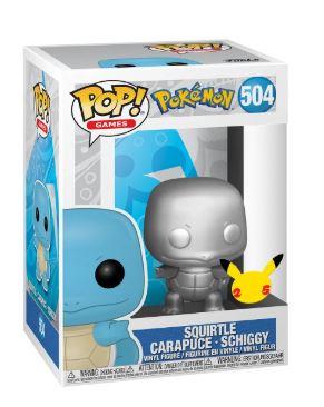 Funko Pop! Games: Pokemon - Squirtle (Silver Metallic) Vinyl Figure