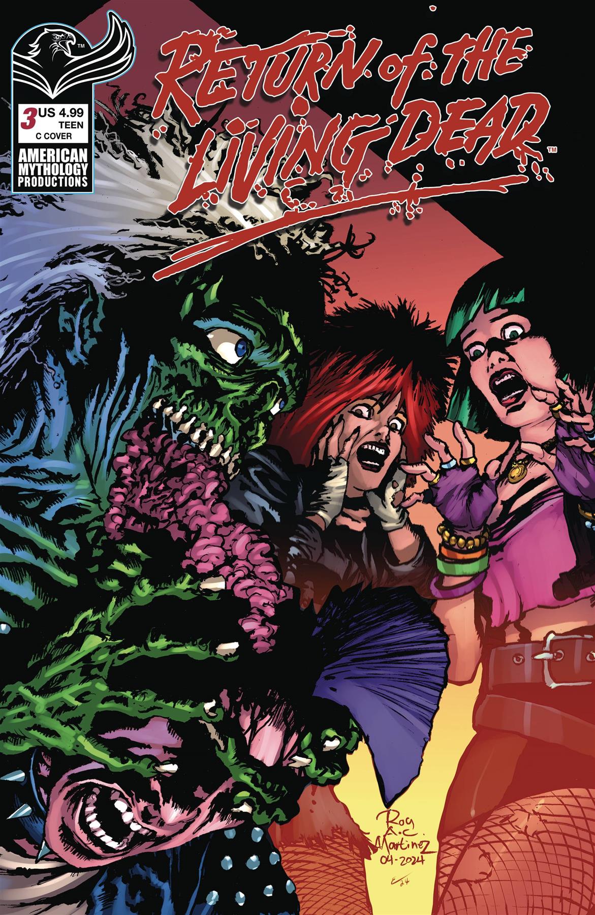 Return Of The Living Dead #3 Cvr C Martinez American Mythology Productions Comic Book