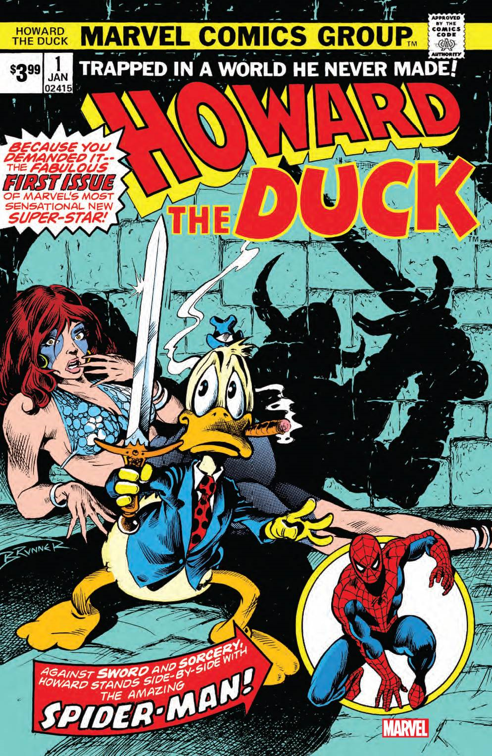 Howard The Duck #1 Facsimile Edition Marvel Comics Comic Book