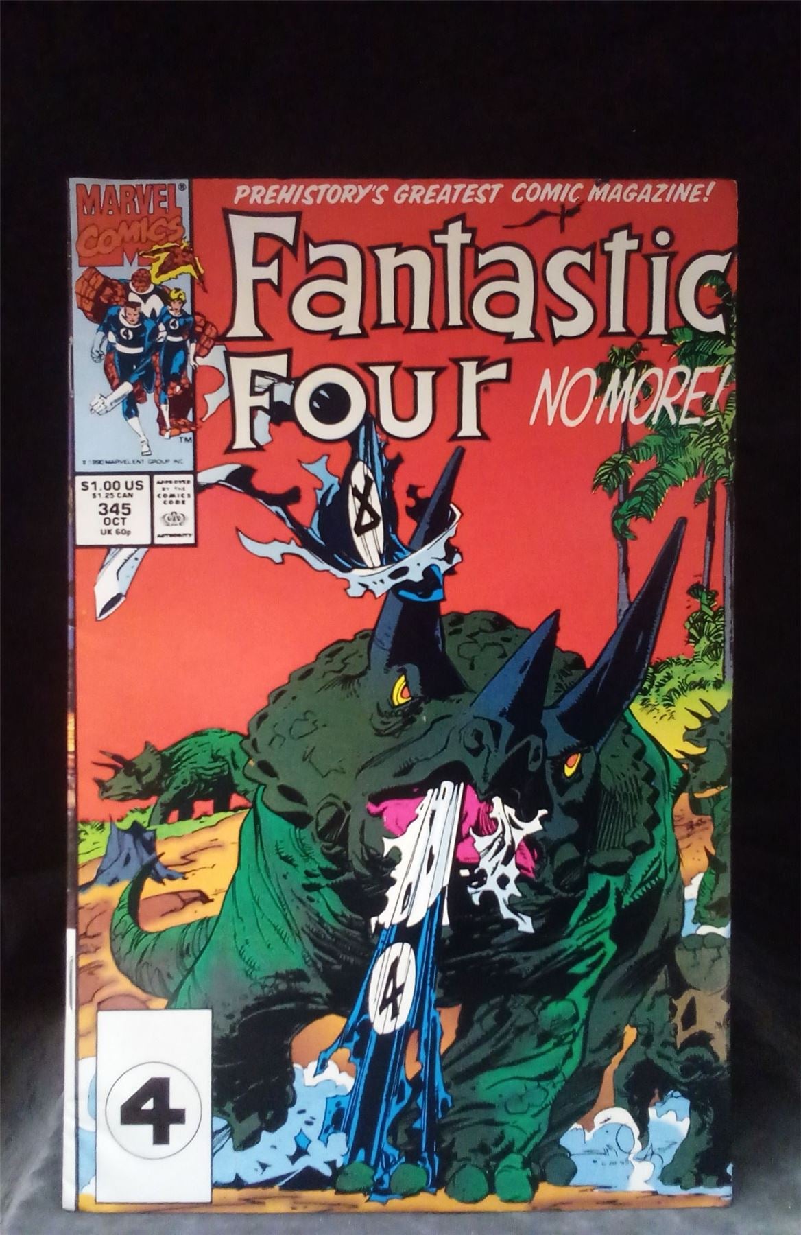 Fantastic Four #345 1990 Marvel Comics Comic Book
