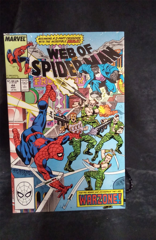 Web of Spider-Man #44 1988 Marvel Comics Comic Book