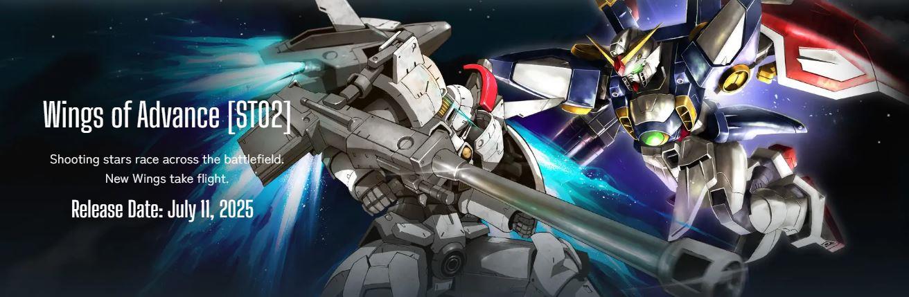 Gundam Card Game Starter Deck 02 Wings of Advance [ST02] TCG By Bandai