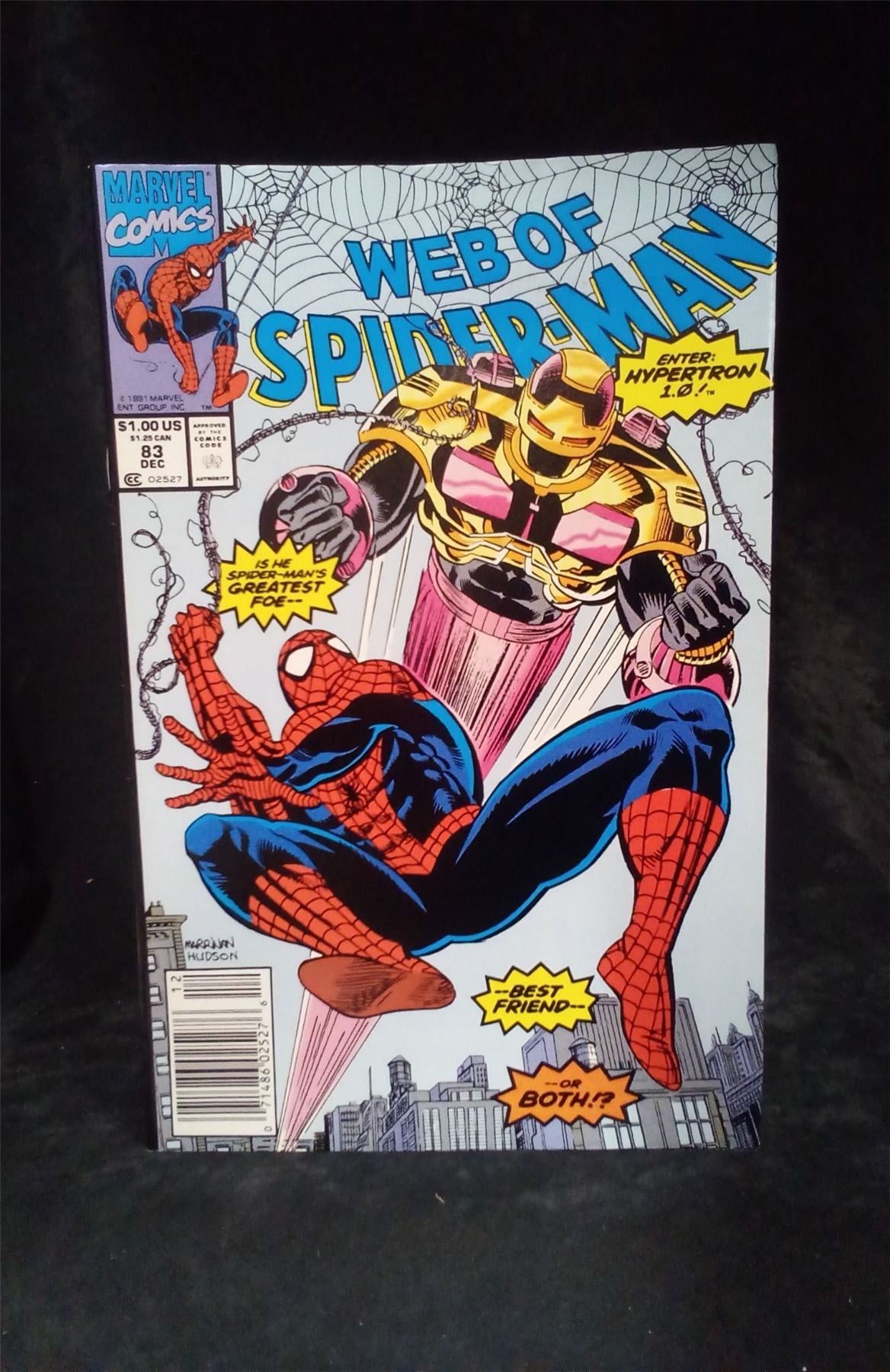 Web of Spider-Man #83 Newsstand Edition 1991 Marvel Comics Comic Book