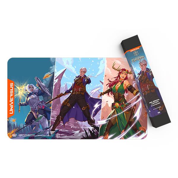 UniVersus CCG Critical Role Heroes of Exandria Pike, Percival, and Keyleth Playmat By Jasco Games