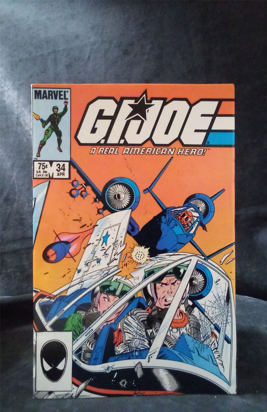 G.I. Joe: A Real American Hero #34 1985 Marvel Comics Comic Book