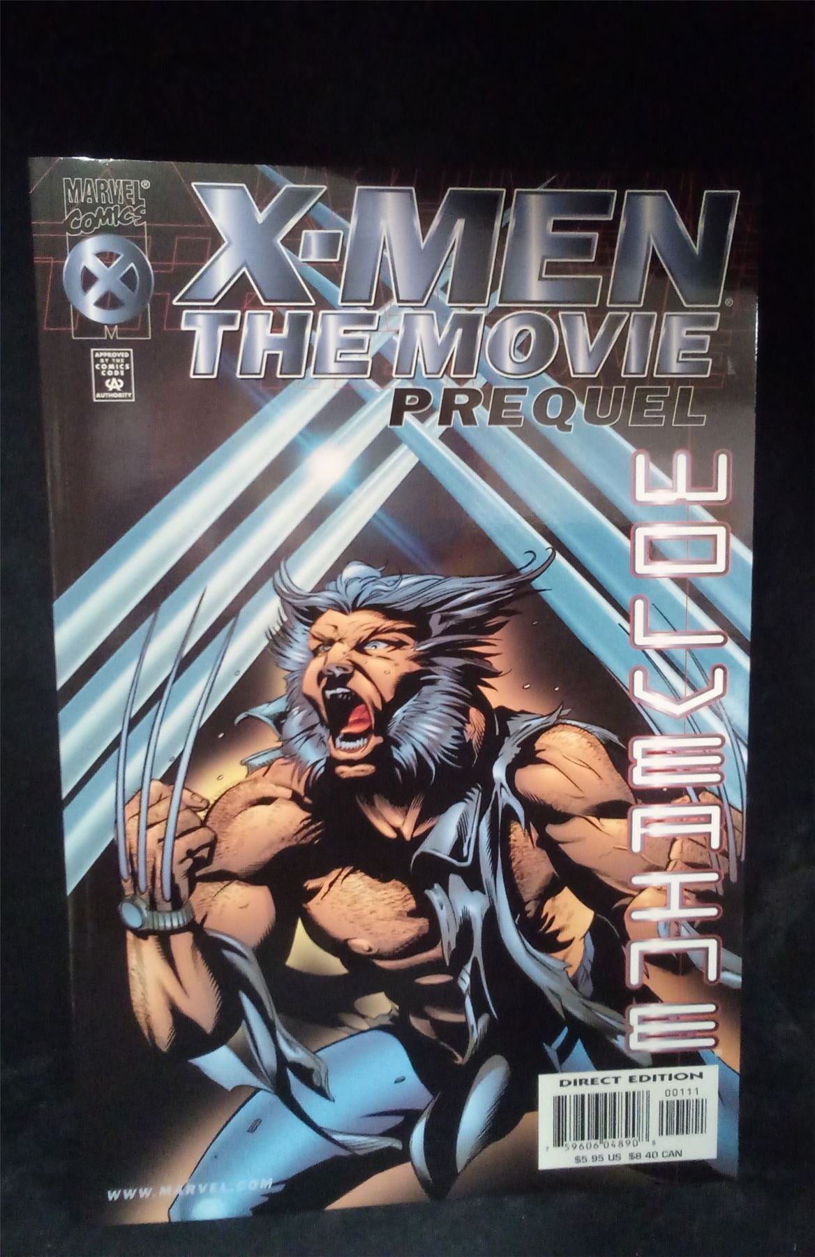 X-Men Movie Prequel: Wolverine Wolverine Photo Cover Direct Edition 2000 Marvel Comics Comic Book