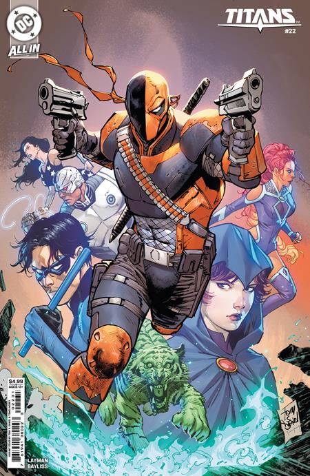 TITANS #22 CVR B TONY S DANIEL CARD STOCK VAR  DC Comics Comic Book 2025