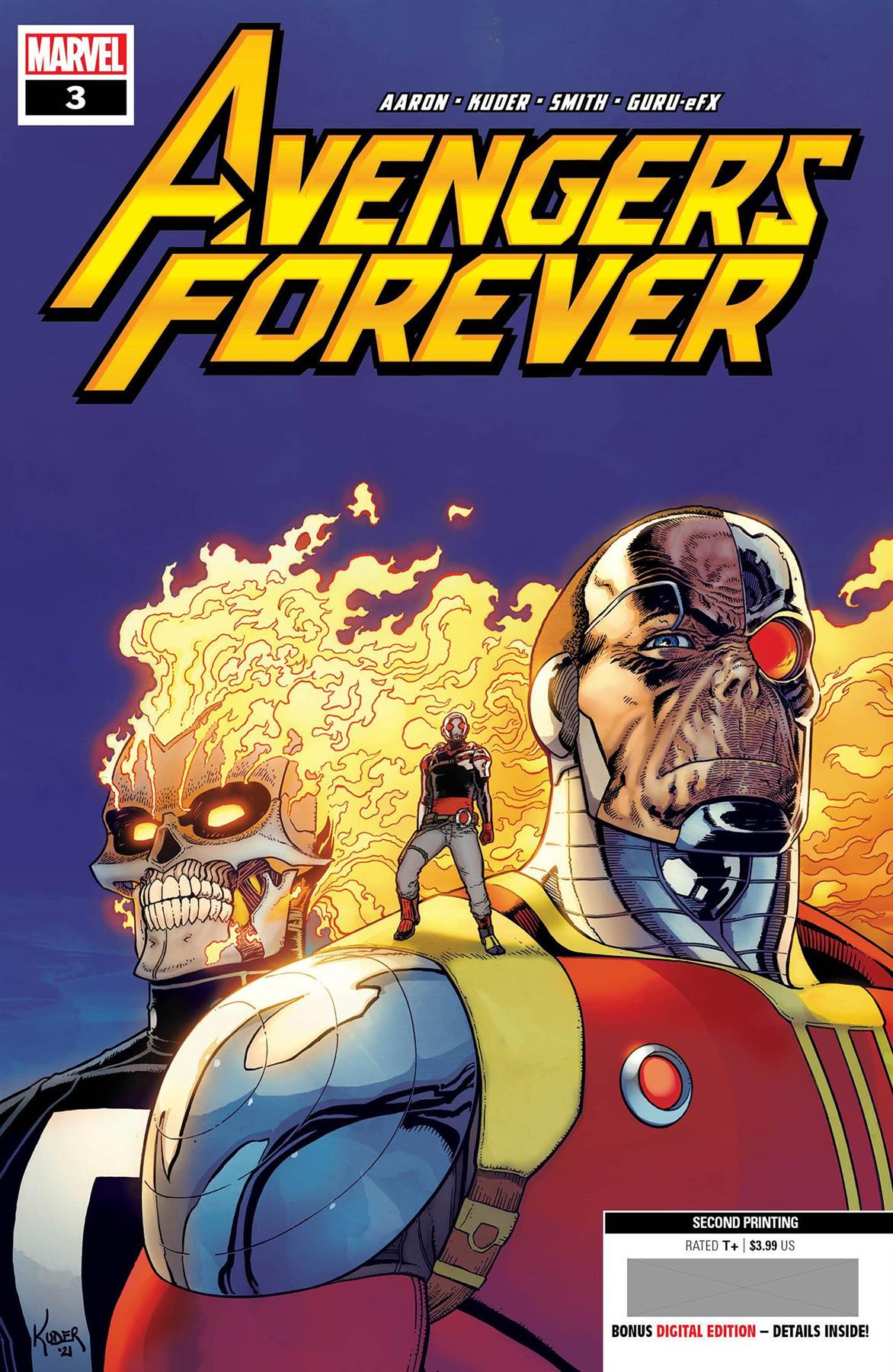Avengers Forever #3 2nd Ptg Kuder Var Marvel Prh Comic Book