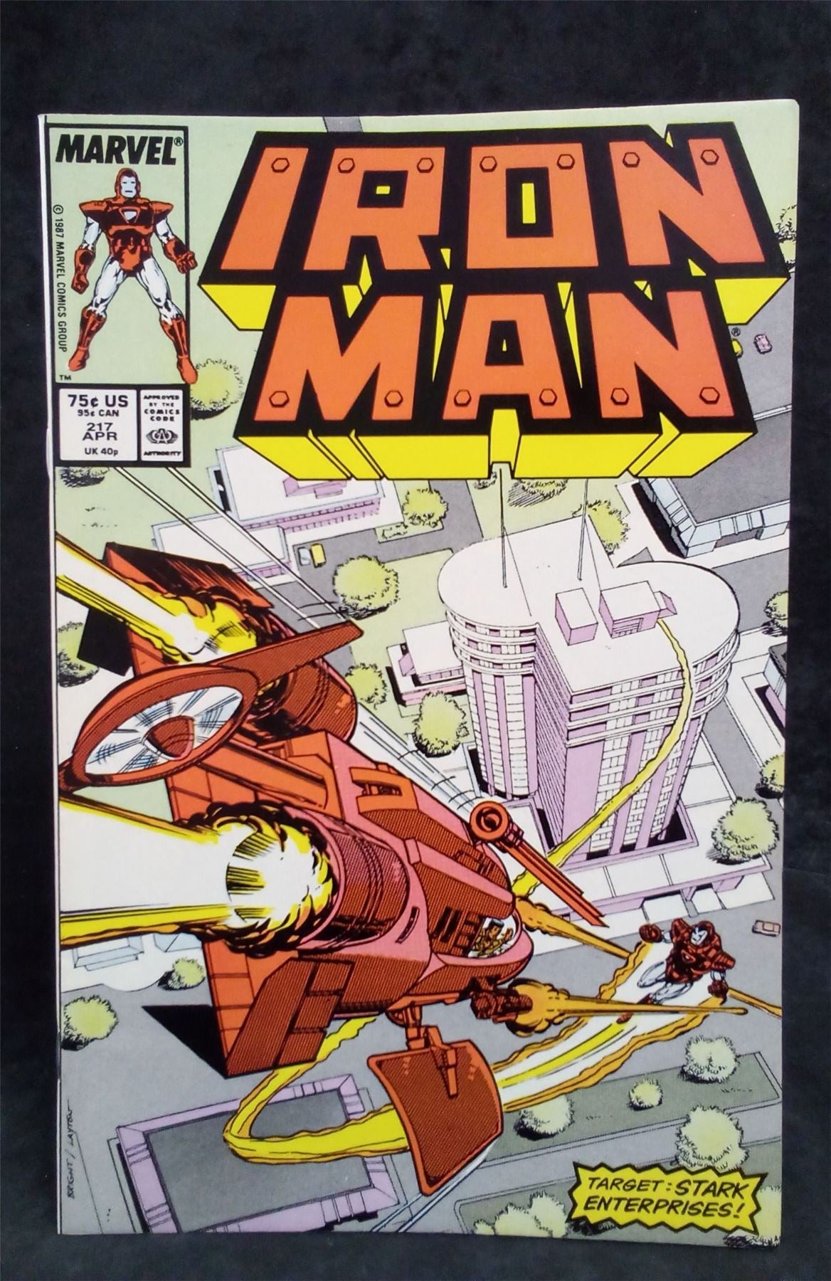 Iron Man #217 1987 Marvel Comics Comic Book