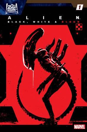 Alien Black White Blood #1 Artist Var Marvel Prh Comic Book 2024