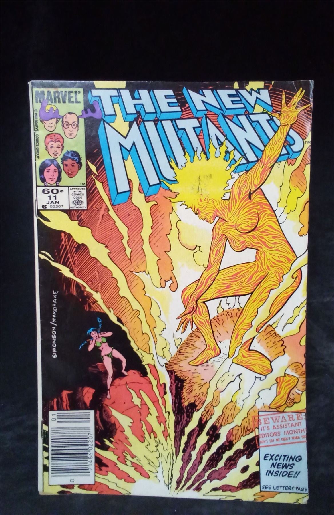 The New Mutants #11 1984 Marvel Comics Comic Book