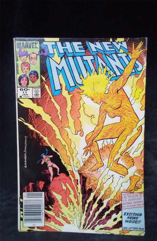 The New Mutants #11 1984 Marvel Comics Comic Book