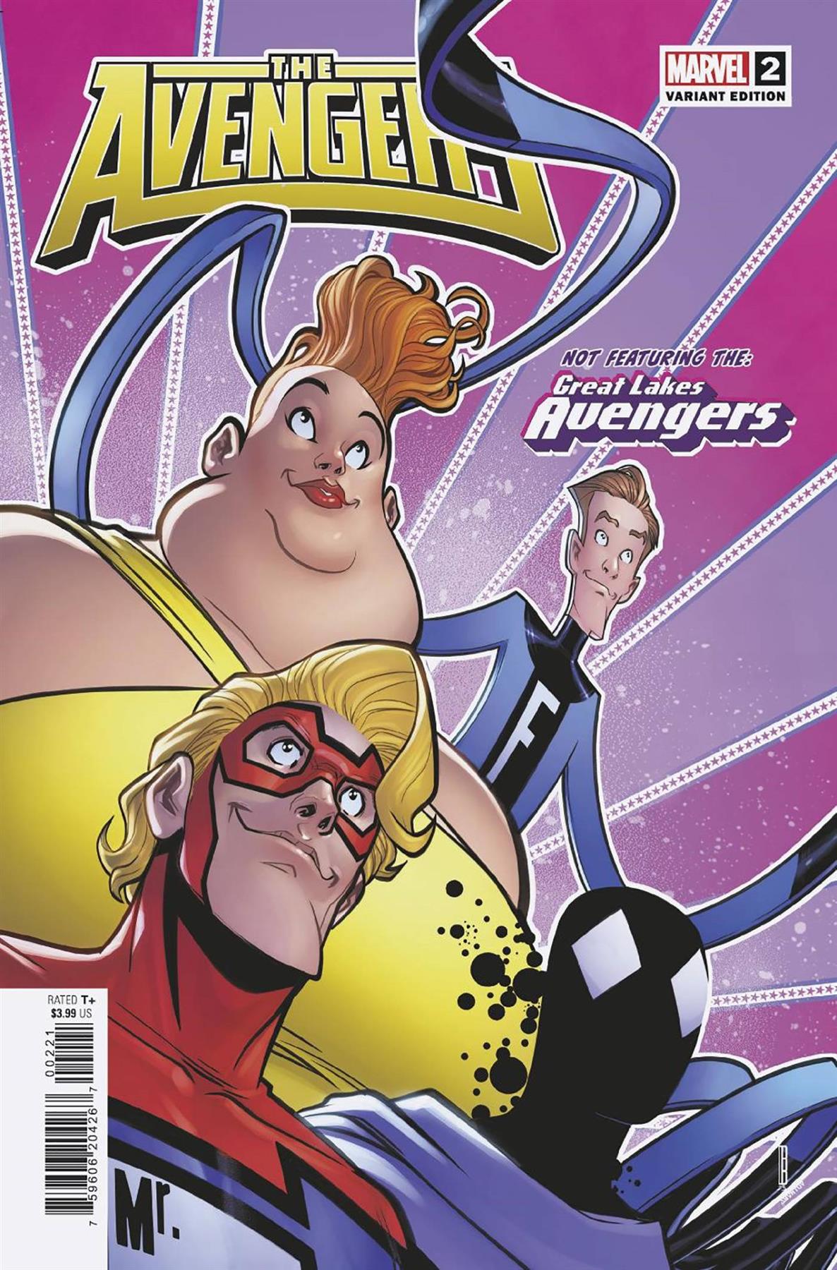 Avengers #2 Great Lakes Avengers David Baldeon Var (Great Lakes Avengers David Baldeon Var) Marvel Prh Comic Book 2023