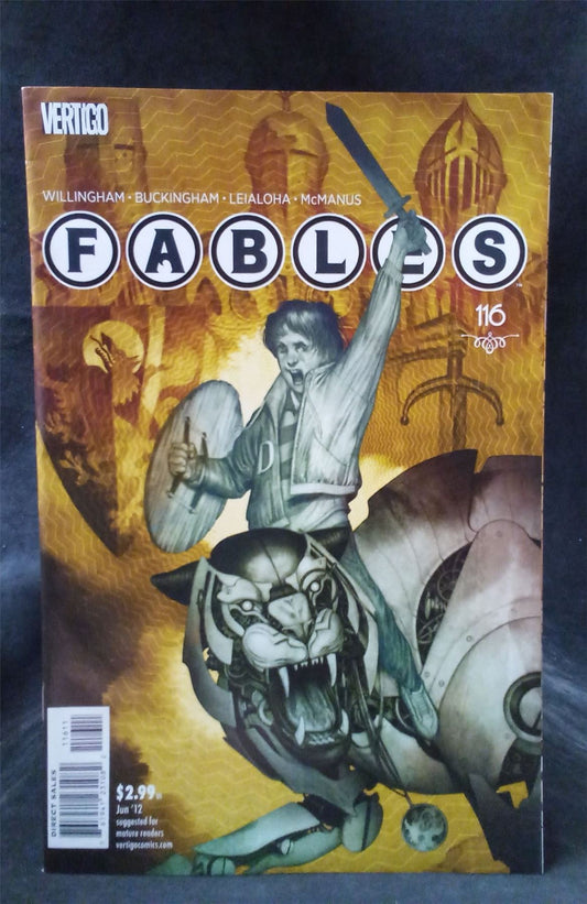 Fables #116 2012 Vertigo Comics Comic Book