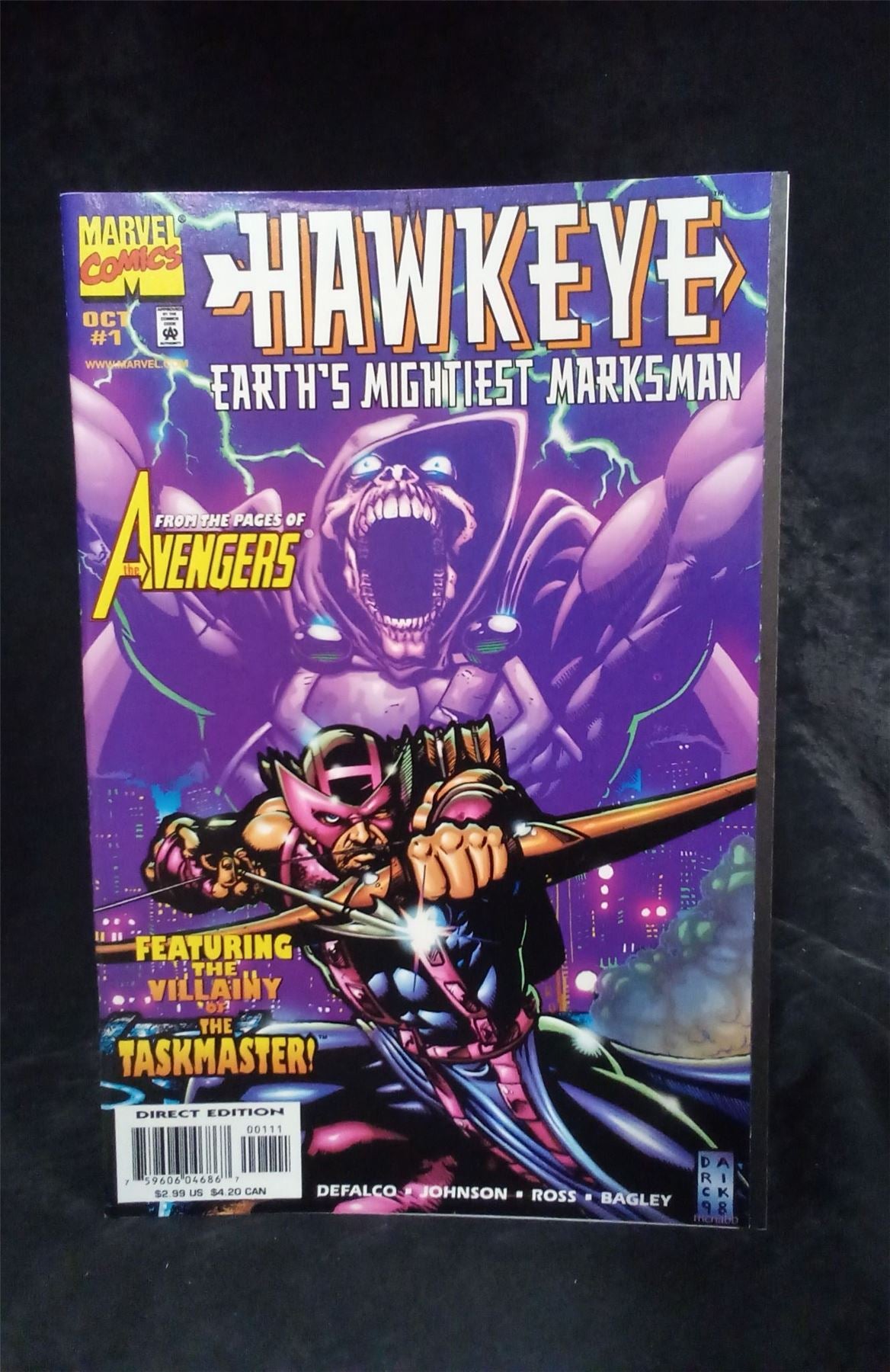 Hawkeye: Earth's Mightiest Marksman 1998 Marvel Comics Comic Book
