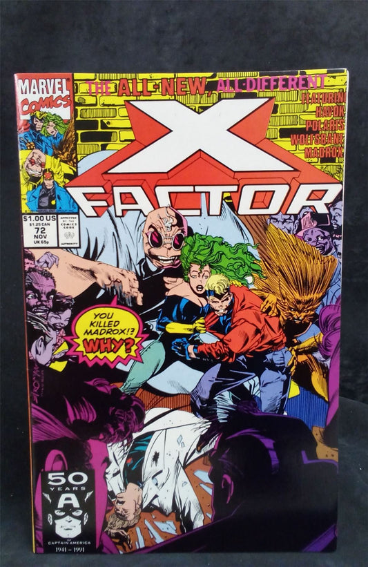 X-Factor #72 1991 Marvel Comics Comic Book