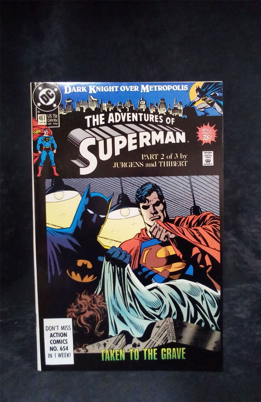 Adventures of Superman #467 1990 DC Comics Comic Book