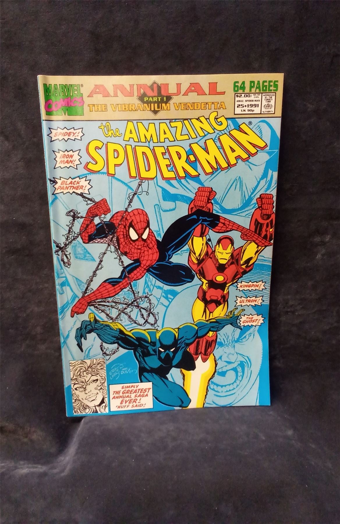 The Amazing Spider-Man Annual #25 Direct Edition 1991 marvel Comic Book