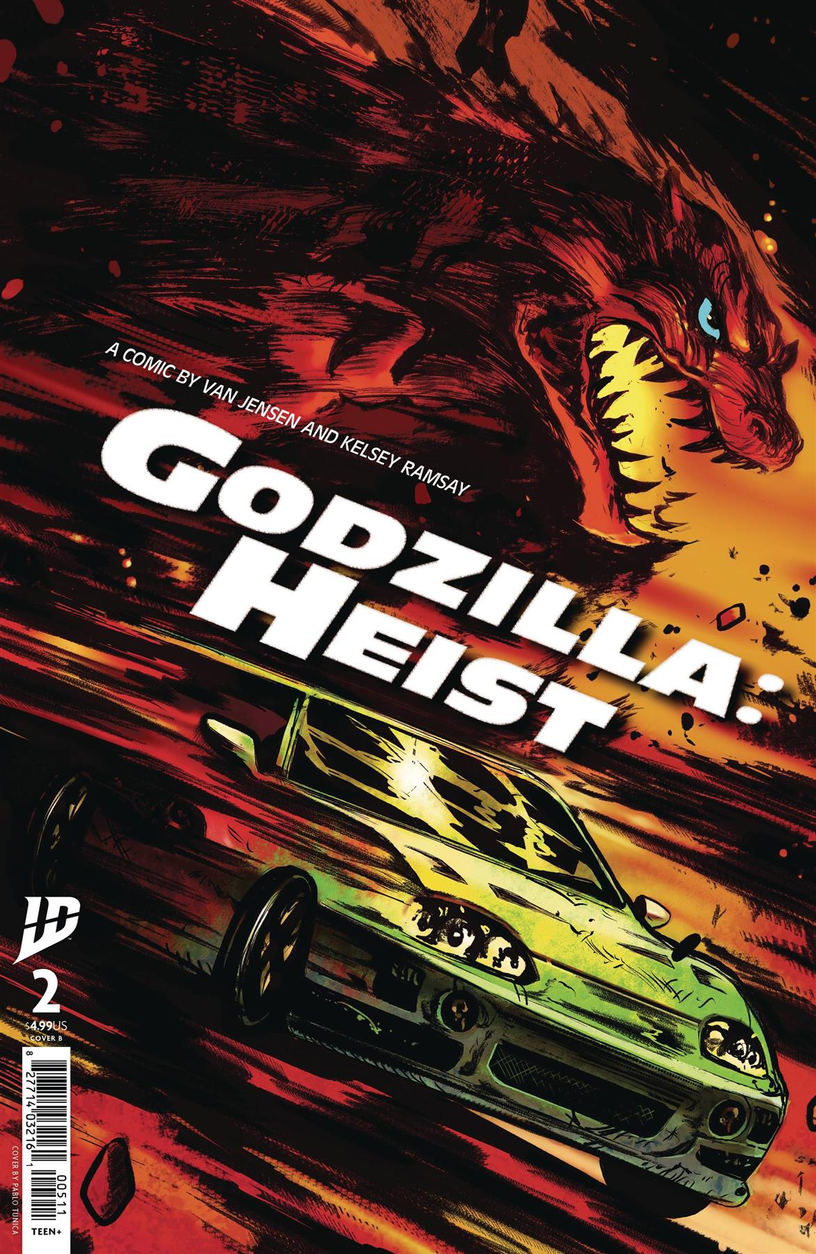 Godzilla Heist #2 Cvr B Tunica Cvr B Tunica Idw-prh Comic Book 2025