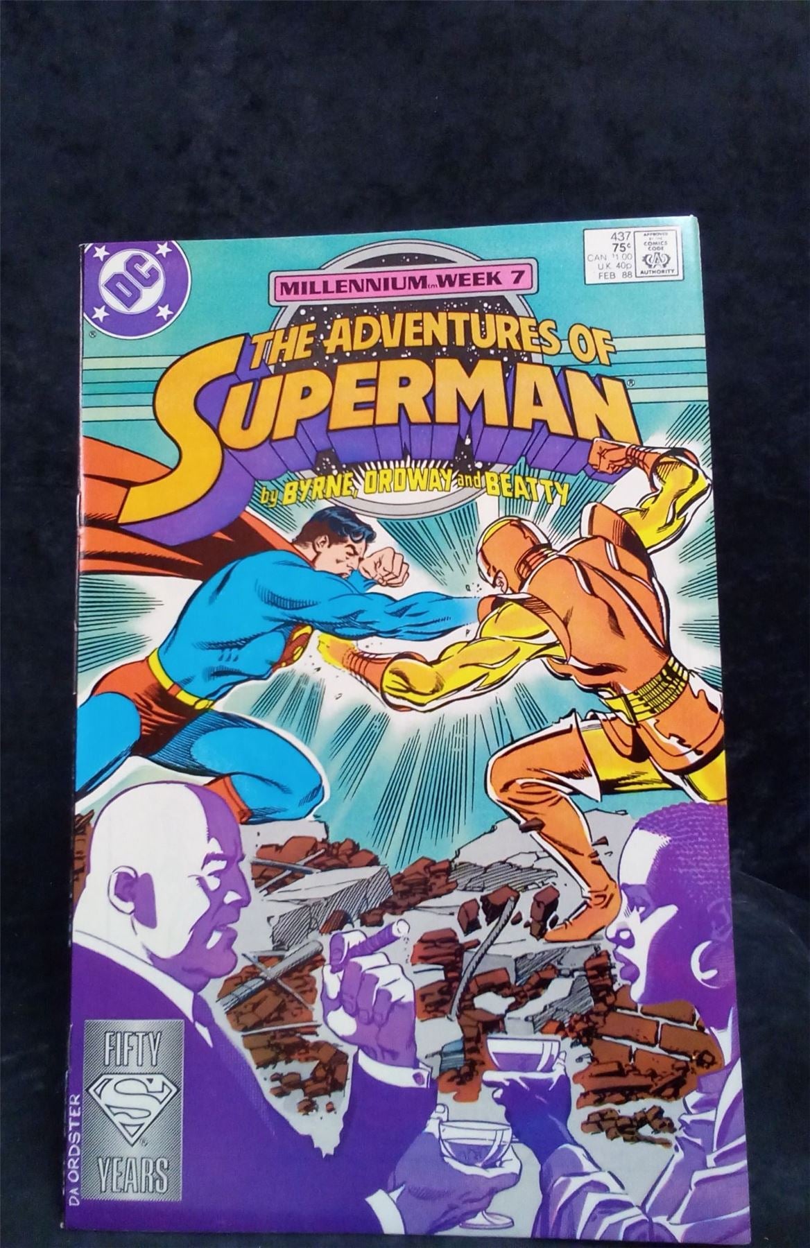 Adventures of Superman #437 1988 DC Comics Comic Book
