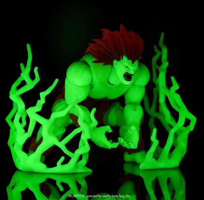 Ultra Street Fighter II Blanka Glow-in-the-Dark 6-Inch Scale Action Figure - Entertainment Earth Exclusive by Jada Toys