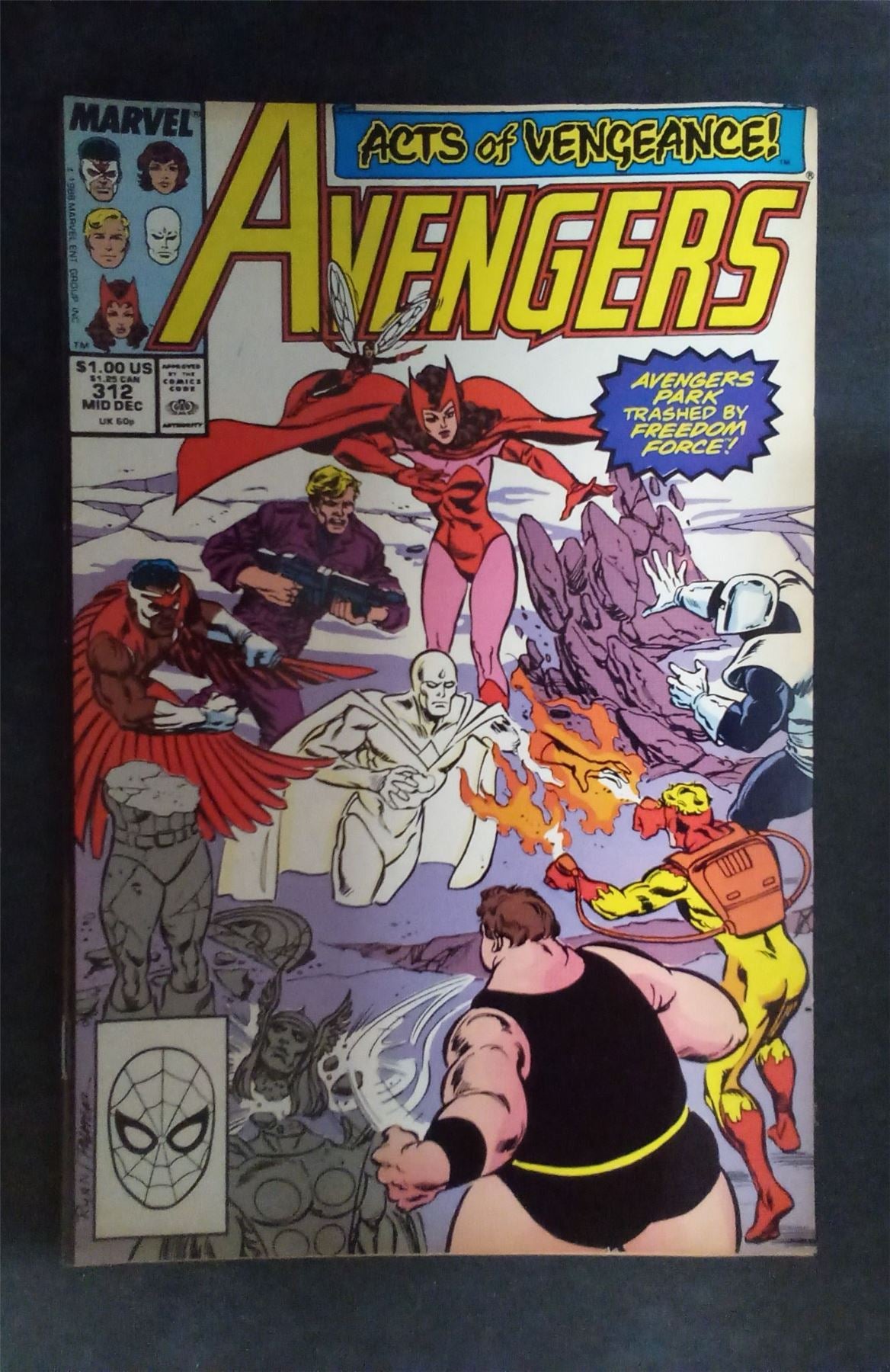 The Avengers #312 1989 Marvel Comics Comic Book