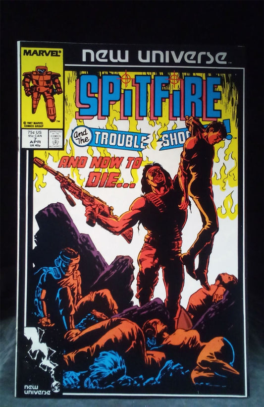 Spitfire and the Troubleshooters #7 1987 Marvel Comics Comic Book