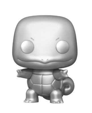 Funko Pop! Games: Pokemon - Squirtle (Silver Metallic) Vinyl Figure