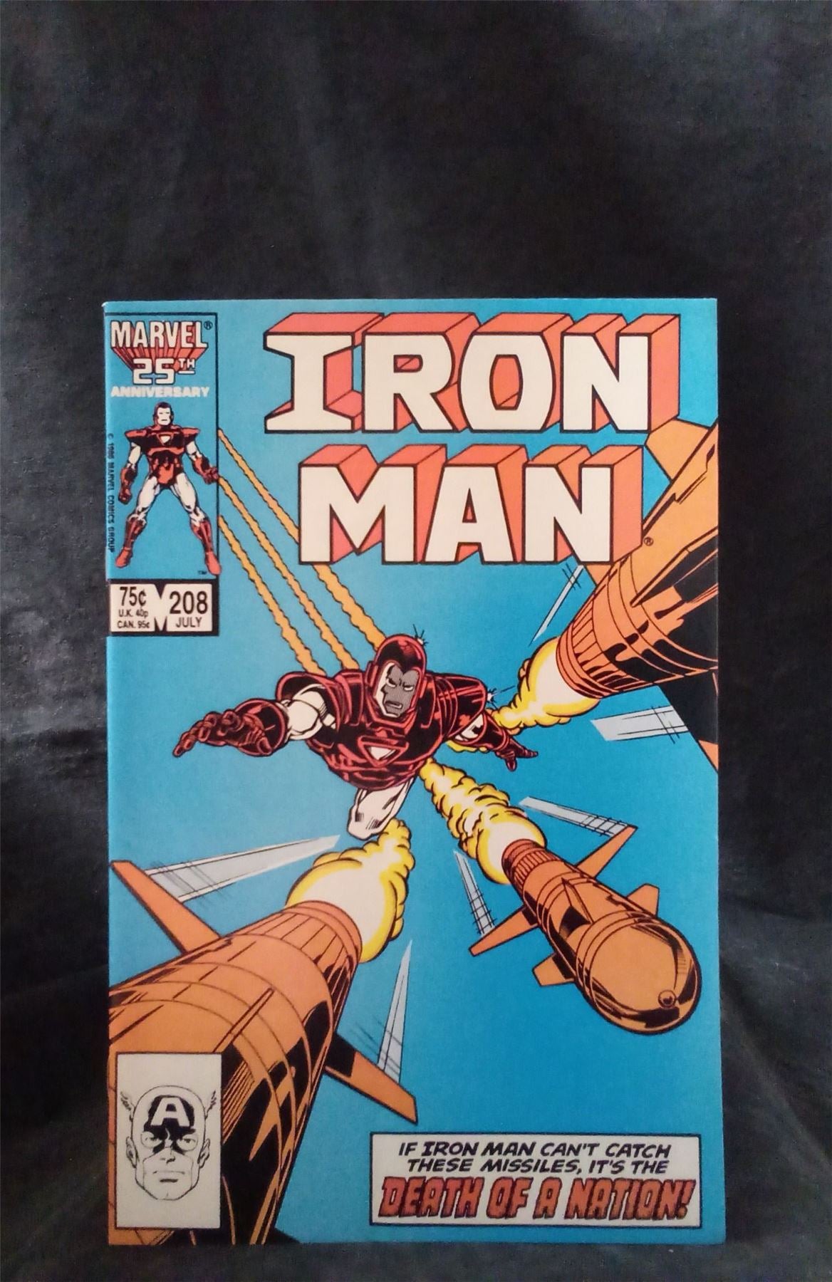 Iron Man #208 1986 Marvel Comics Comic Book – JAF Comics