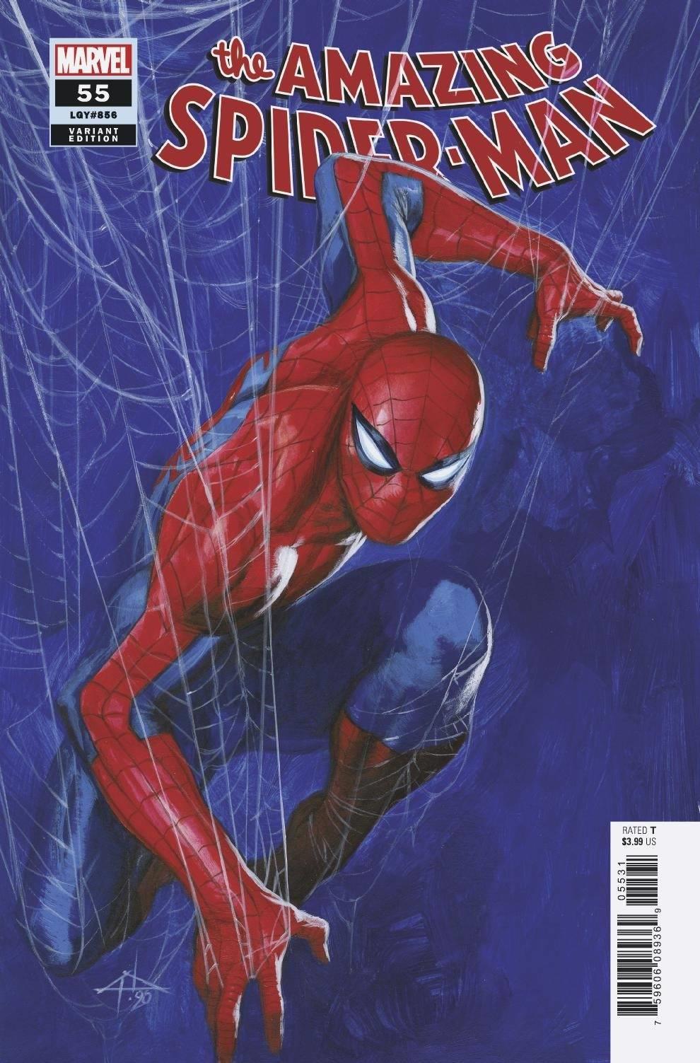 Amazing Spider-man #55 Dellotto Var Lr Marvel Comics Comic Book