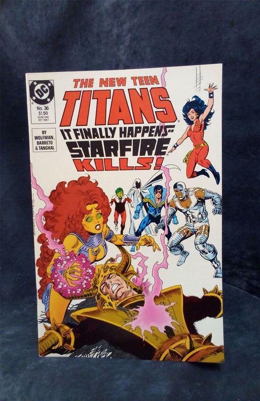 The New Teen Titans #36 1987 DC Comics Comic Book