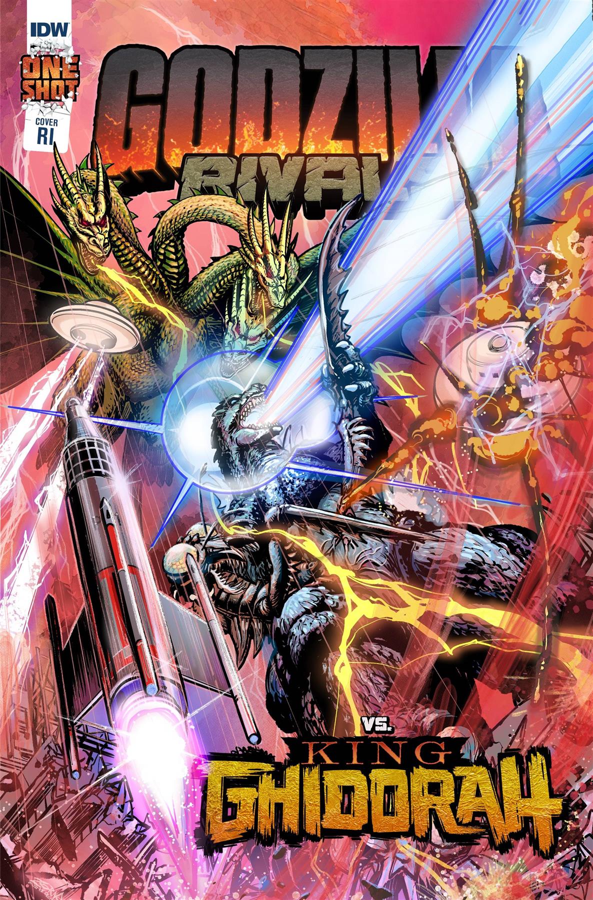 Godzilla Rivals Vs King Ghidorah Oneshot #1 Cvr B 10 Copy Zo Idw Publishing Comic Book