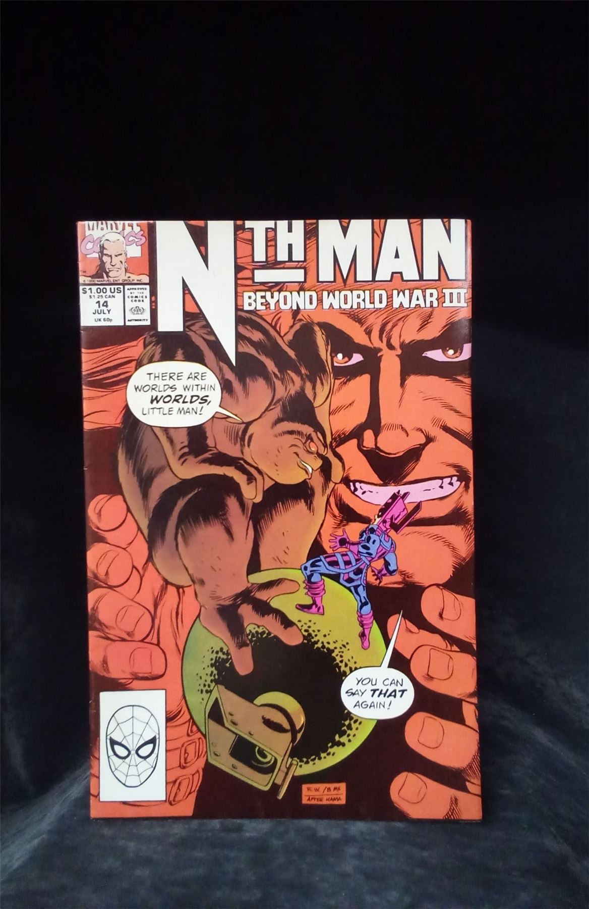 Nth Man the Ultimate Ninja #14 1990 Marvel Comics Comic Book