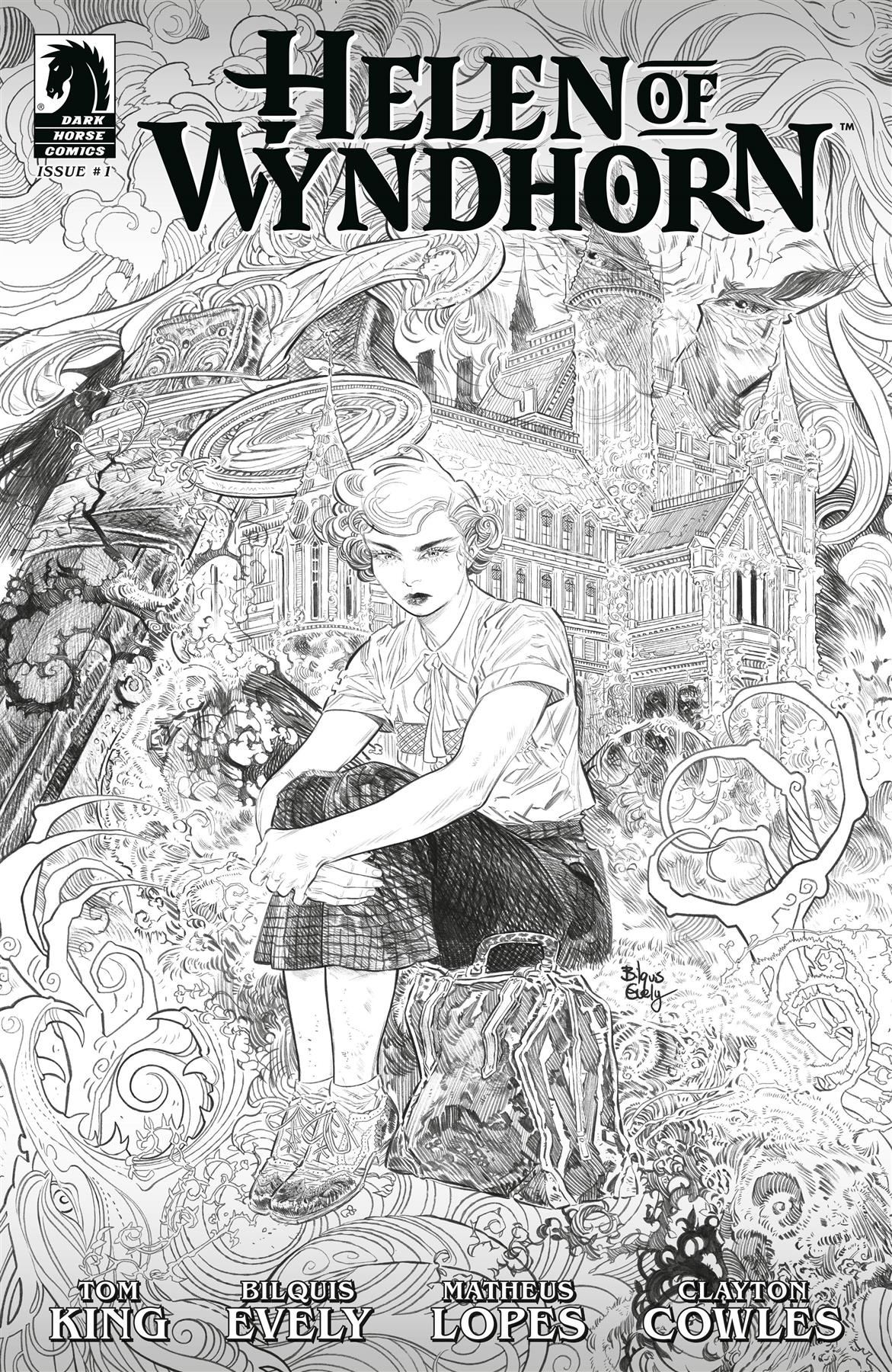 Helen Of Wyndhorn #1 2nd Ptg B&w Cvr A Evely Dark Horse Prh Comic Book