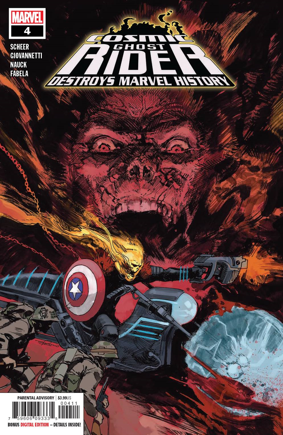 Cosmic Ghost Rider Destroys Marvel History #4 Marvel Comics Comic Book