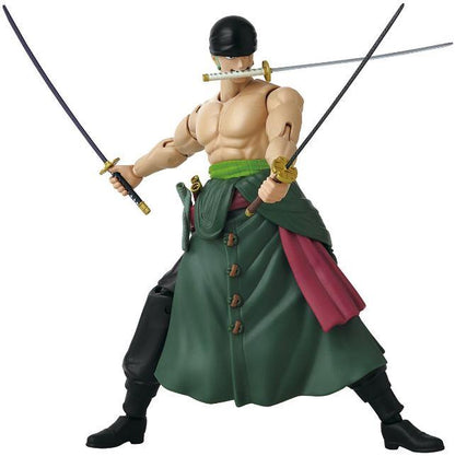 One Piece Anime Heroes Action Figure Roronoa Zoro Three Sword Style by Bandai Namco
